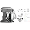 l'unique style KitchenAid KSM 200 Argent Médaillon Swiss Edition – Robot De Cuisine 11