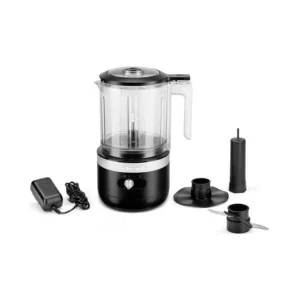 Livraison internationale KitchenAid 1.19l Processeur Alimentaire Sans Fil Noir – Robot Ménager 9