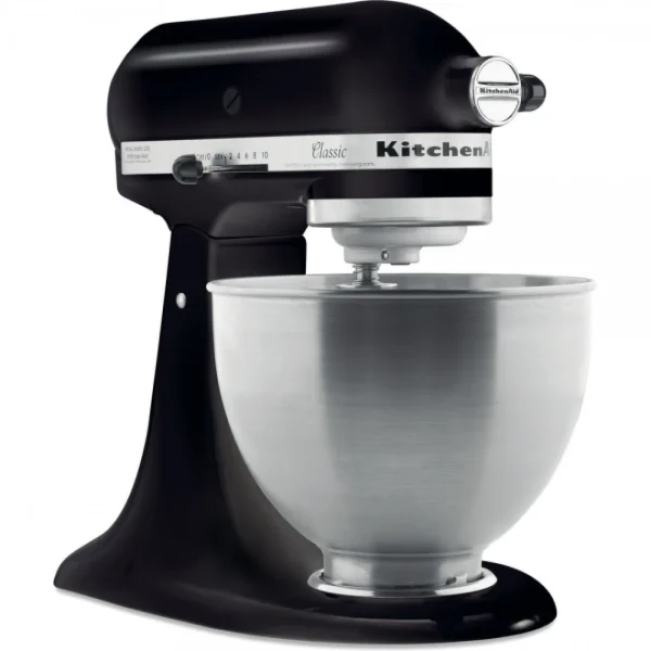 KitchenAid Robot Pâtissier 4,3L – Classic 5K45SS – Noir Réglisse + Accessoire R… magasin 1