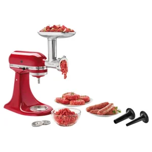 KitchenAid Hachoir à Viande Tout En Métal – Accessoires Pour Robots De Cuisine mode pas cher 9