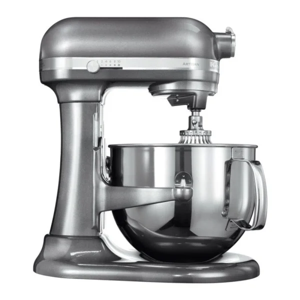 KitchenAid Robot Pâtissier Argent Platine 500W 6,9L 5KSM7580XEMS Meilleur Prix Garanti 1