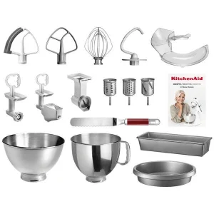 KitchenAid KSM 175 Nadia Damaso`s Set Noir – Robot De Cuisine Large choix en ligne 7