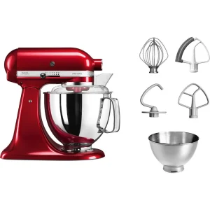 KitchenAid Robot Pâtissier Artisan Multifonction 5KSM175PSECA – Pomme D’amour magasin pas cher 34