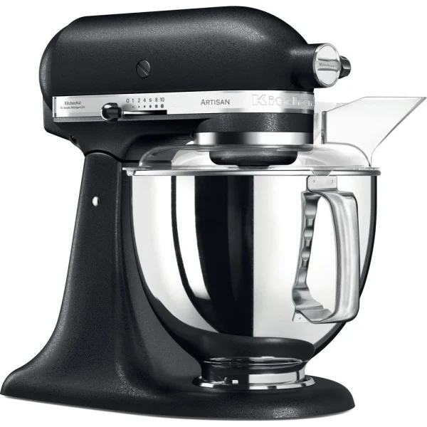 luxe soldes KitchenAid Robot Multifonction De 4,8L 300W Truffe Noire Argent 1