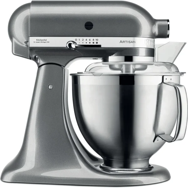 KitchenAid Robot Multifonction à Tête Inclinable De 4,8L 300W Gris étain Argen… Retour Gratuit 1