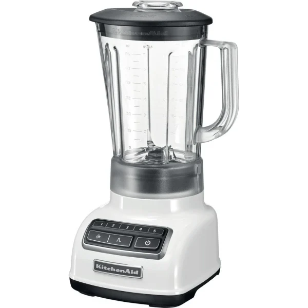 en solde KitchenAid Blender Mixeur électrique De 1,75L Avec 5 Vitesses 550W Blanc Gris 1