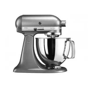 achat pas cher KitchenAid Artisan Robot Pâtissier 4.8 Litres – Argent + Livre De Recette 15