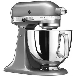 achat pas cher KitchenAid Artisan Robot Pâtissier 4.8 Litres – Argent + Livre De Recette 17