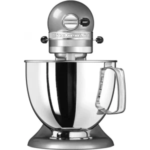 achat pas cher KitchenAid Artisan Robot Pâtissier 4.8 Litres – Argent + Livre De Recette 19