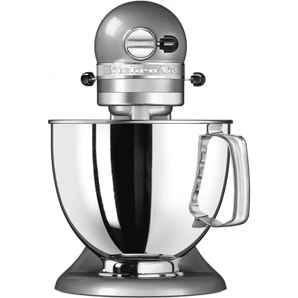 achat pas cher KitchenAid Artisan Robot Pâtissier 4.8 Litres – Argent + Livre De Recette 5