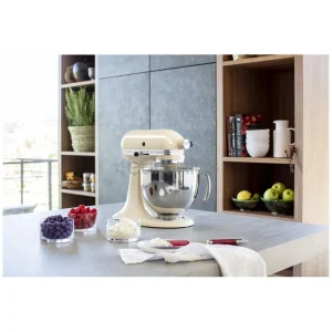 KitchenAid Artisan Robot Pâtissier 4.8 Litres – Crème + Livre De Recette Réductions 16