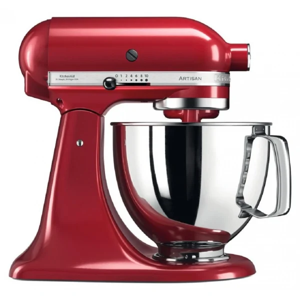 ﻿soldes KitchenAid Artisan Robot Pâtissier 4.8 Litres 5KSM125 – Rouge Empire + Livre De … 3