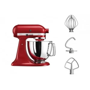 ﻿soldes KitchenAid Artisan Robot Pâtissier 4.8 Litres 5KSM125 – Rouge Empire + Livre De … 16