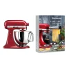 ﻿soldes KitchenAid Artisan Robot Pâtissier 4.8 Litres 5KSM125 – Rouge Empire + Livre De … 13