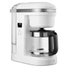 achat pas cher KitchenAid 5KCM1208EWH Machine à Café, Verre, Blanc 7