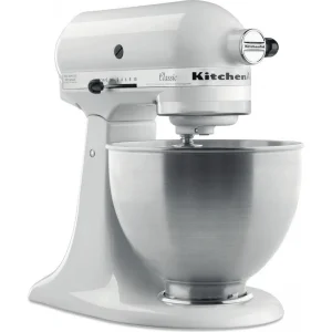 KitchenAid Classic Robot Pâtissier 4.3 Litres – Blanc Mat magasin solde 11