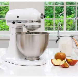 KitchenAid Classic Robot Pâtissier 4.3 Litres – Blanc Mat magasin solde 19