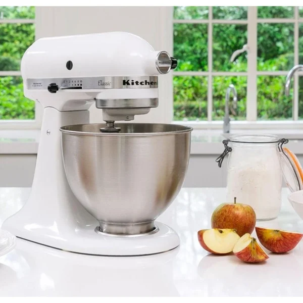 KitchenAid Classic Robot Pâtissier 4.3 Litres – Blanc Mat magasin solde 7