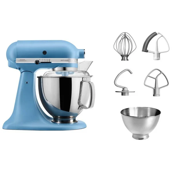 KitchenAid Robot Culinaire Artisan 4,8 L Vintage Bleu qualité supérieure 1