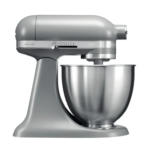 à prix imbattables KITCHENAID Mini Robot Pâtissier 3.3 L Sur Socle Gris Graphite – Artisan – 5KSM3311XEFG 1