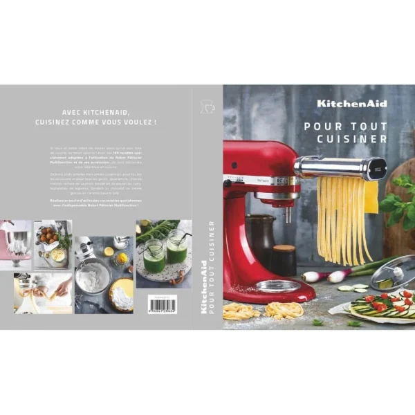 KitchenAid Artisan Robot Pâtissier 4.8 Litres – Crème + Livre De Recettes Pour … grande qualité 9