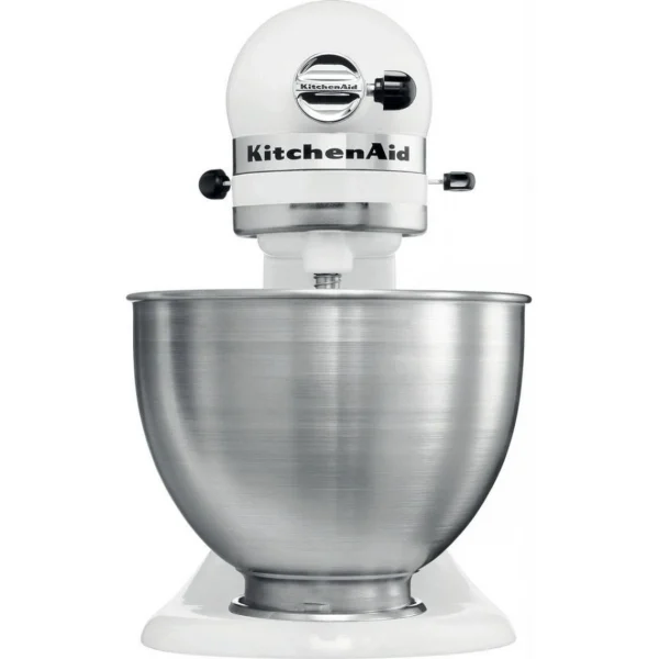 vente pas cher en ligne KitchenAid Robot Pâtissier à Tête Inclinable 4.3 Litres – Blanc + Hachoir Kitc… 5