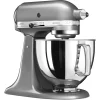 vente pas cher en ligne Robot Pâtissier KitchenAid Artisan 5KSM125ECU 300 W Gris Argent 7