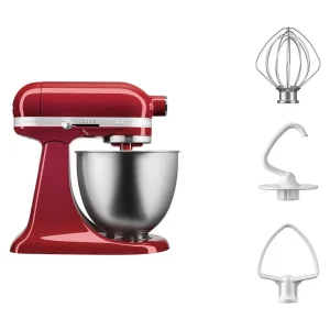 grande qualité KitchenAid Robot Pâtissier Artisan Mini 3,3L Rouge Empire 7