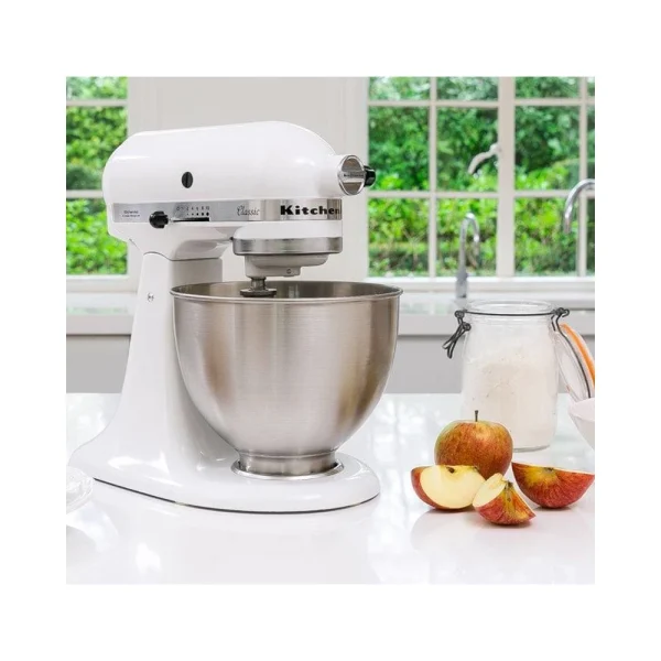 vente en ligne KitchenAid Robot Multifonction De 4,3L 275W Blanc Argent 1